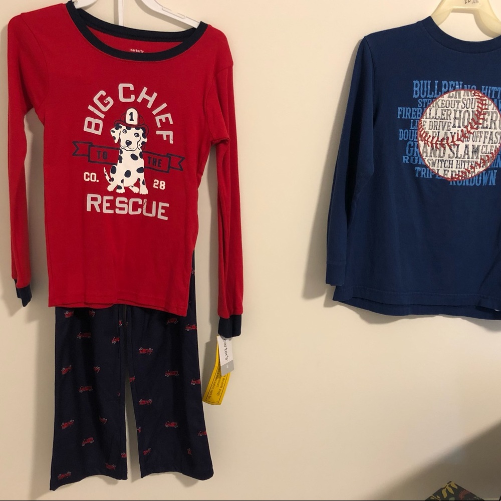 Boys size 8 fall/winter clothing lot NWT CARTERS